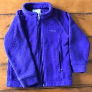 Purple Columbia fleece - 3T